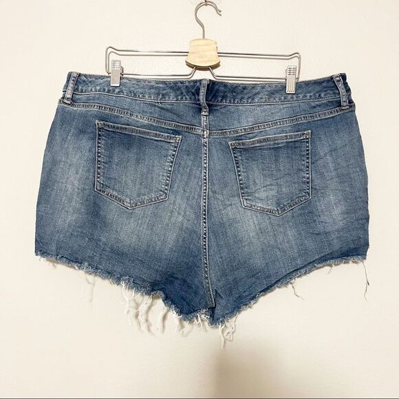 Torrid Denim  Shorts - VINTAGE STRETCH LIGHT WASH sz 20 distressed - Picture 3 of 6